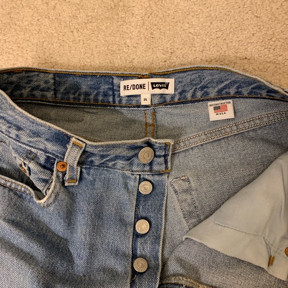 Re/done high rise ankle crop Levi’s - Picture 6 of 8